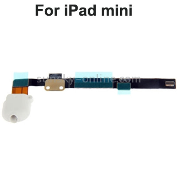 OEM Version Audio Jack Ribbon Flex Cable for iPad mini 1 / 2 / 3 (White)
