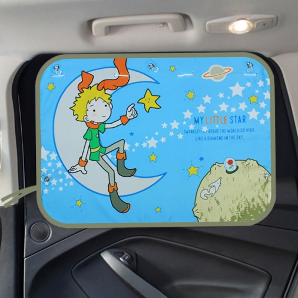 Moon Baby Pattern Car Large Rear Window Sunscreen Insulation Window Sunshade Cover, Size: 70*50cm