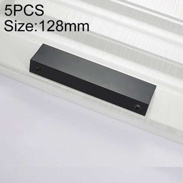 5 PCS 2777_128 Space Aluminum Closet Cabinet Handle Pitch: 128mm