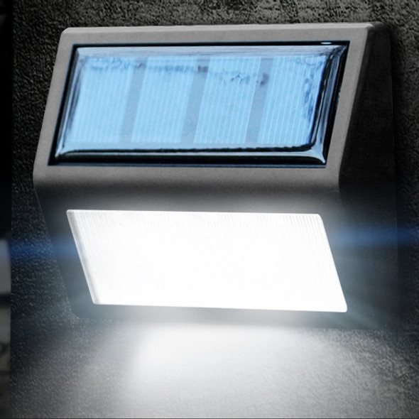 6 LEDs Outdoor IP65 Waterproof Garden Lamp LED Solar Power Light Sensor Emergency Wall Light(White Light)