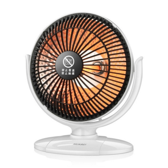 Small Sun Mini Home Office Heater 6 inch Electric Heater National Standard Plug, Specification:with 3m Extension Cable(White)