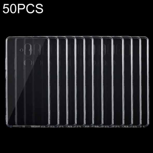 50PCS 0.75mm Transparent TPU Case for Huawei Mate 20 Lite