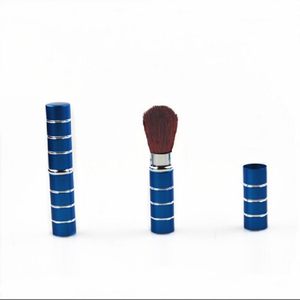 2 PCS Blush Brush Foundation Powder Brushes Makeup Tool Cosmetics Stretching Cream Brush Soft Face Make UP Beauty Essentials(Blue)