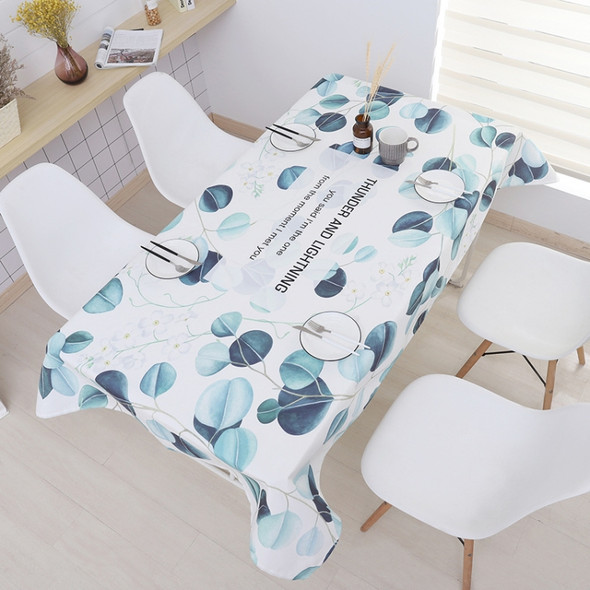 Greenery Waterproof Tablecloth Restaurant Kitchen Dust Cover Rectangular Tablecloth, Size:85x85cm(Me & U)