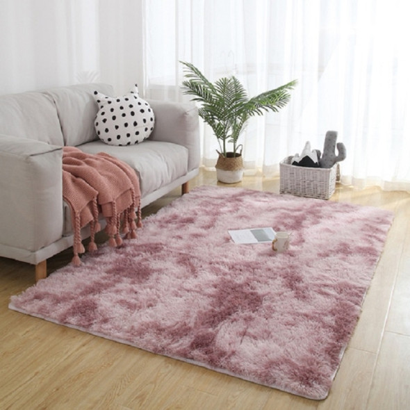 Simple Sofa Bedside Gradient Carpet Living Room Bedroom Mat, Color:Pink, Size:50x120cm