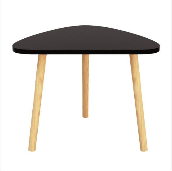 Modern Wooden Tables Desks Set Bedrooms Living Table Bedroom Bedside Table Home Furniture, Size:60x39x46cm(Black)