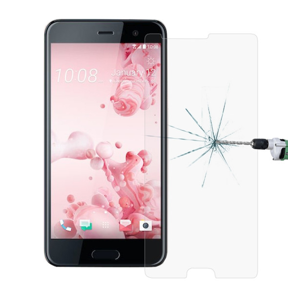 For HTC U Ultra 0.26mm 9H Surface Hardness Explosion-proof Non-full Screen Tempered Glass Screen Film