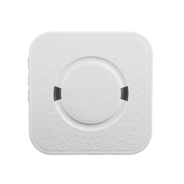 P6 110dB Wireless IP55 Waterproof Low Power Consumption WiFi Doing-dong Doorbell Receiver, Receiver Distance: 300m, EU Plug (White)