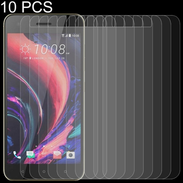 10 PCS 0.26mm 9H 2.5D Tempered Glass Film for HTC Desire 10 Pro