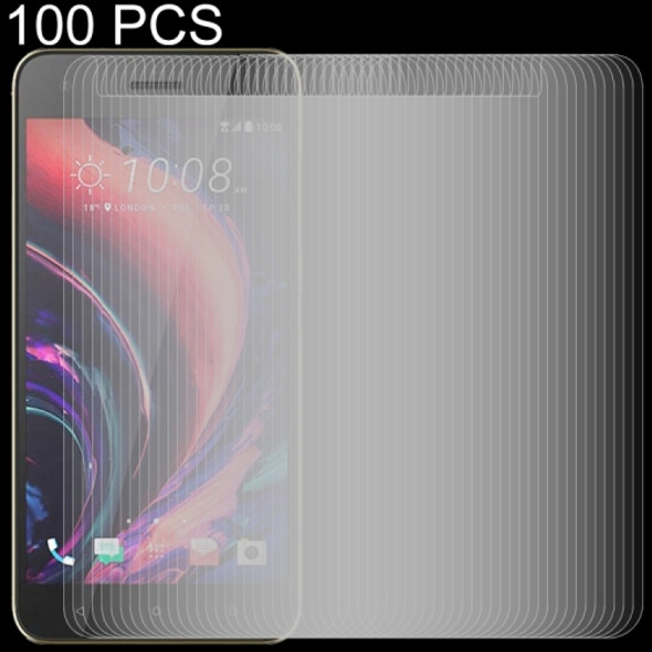 100 PCS 0.26mm 9H 2.5D Tempered Glass Film for HTC Desire 10 Pro
