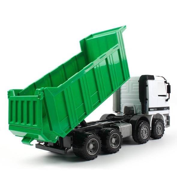 9998-2 Model Car Toy Big Dump Truck Children Toys (Green)