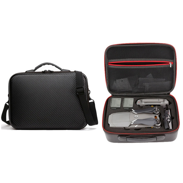 Portable Double-deck Single Shoulder Waterproof Storage Travel Carrying Cover Case Box for DJI Mavic Air(Black)