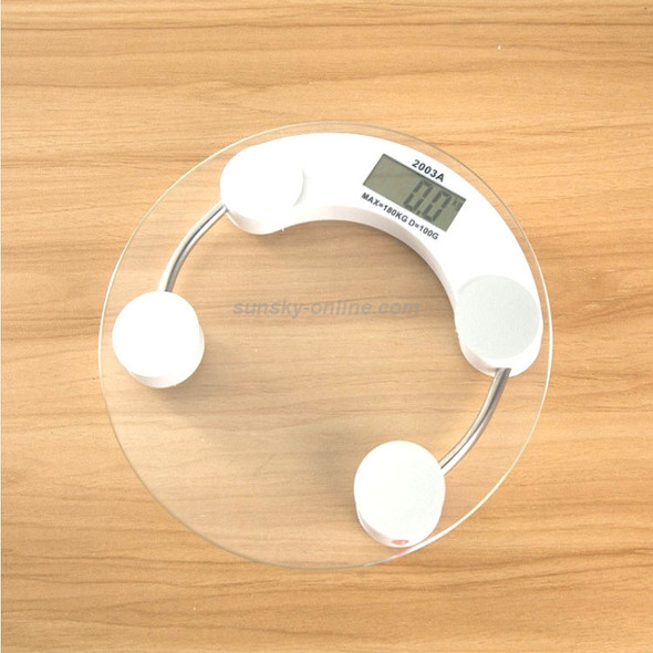 2003A Round Electronic Weighing Scale(White)