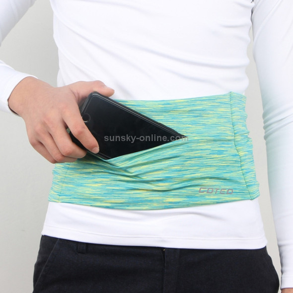 Personal Large-capacity Stretch Tablet Pockets Travel Anti-theft Bag Phone Bag, Size: XL(Green)
