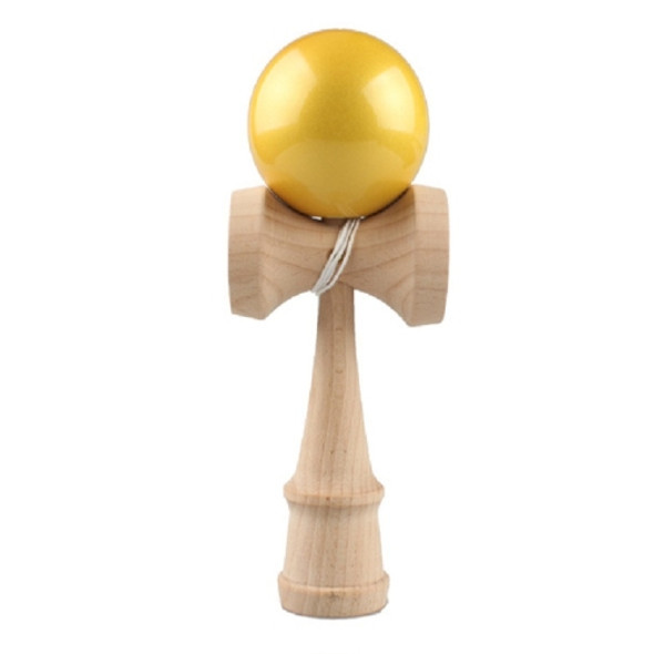 Children Fitness Leisure Wooden Educational Toy Sword Ball Wooden Skill Ball, Random Color Delivery