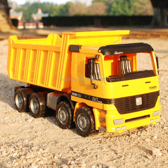 9998-2 Model Car Toy Big Dump Truck Children Toys (Yellow)