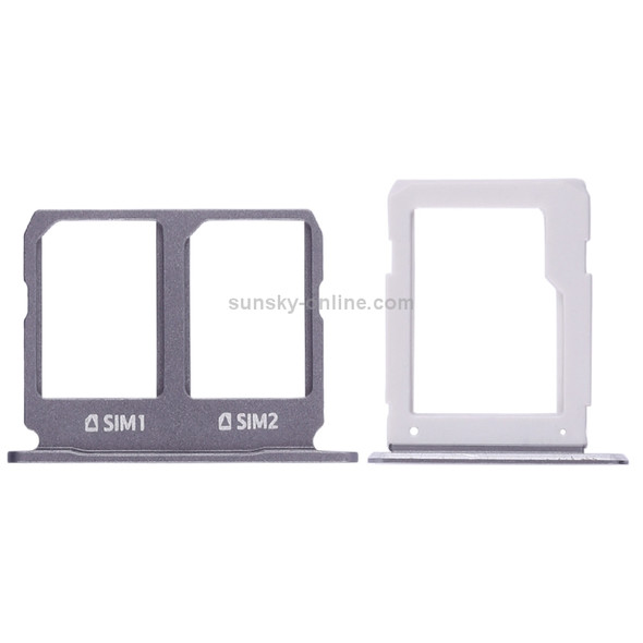 2 SIM Card Tray + Micro SD Card Tray for Galaxy A9100 / A9 (2016)(Black)