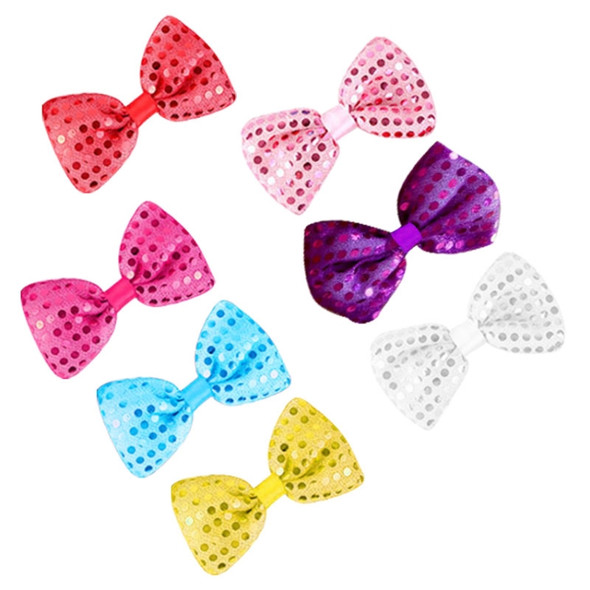 12 PCS Creative Luminous Bow Tie Fashion Children LED Glow Decoration Toys, Random Color Delivery