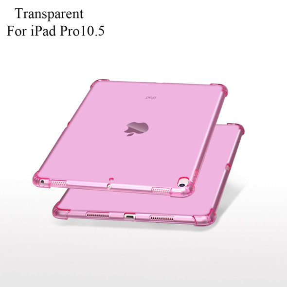 Highly Transparent TPU Full Thicken Corners Shockproof Protective Case for iPad Air 2019 / Pro 10.5 (2017) (Pink)