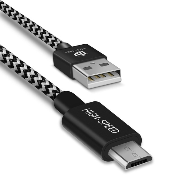 DUX DUCIS 2m 2A USB-C / Micro-C  Braided Data Cable