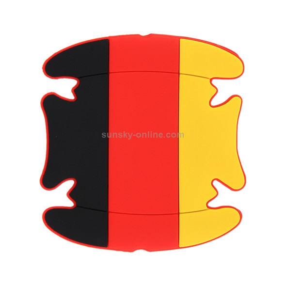 4 PCS German Flag Pattern Car-Styling Car Door Handle Scratches Resistant Sticker