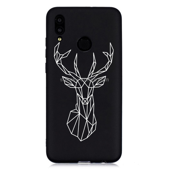 Elk Painted Pattern Soft TPU Case for Huawei P Smart (2019)