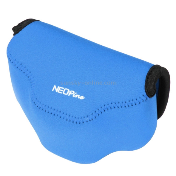 NEOpine Neoprene Shockproof Soft Case Bag with Hook for Fujifilm X30 Camera(Blue)