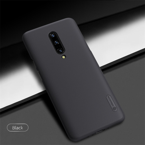 NILLKIN Frosted Concave-convex Texture PC Case for OnePlus 7 Pro (Black)