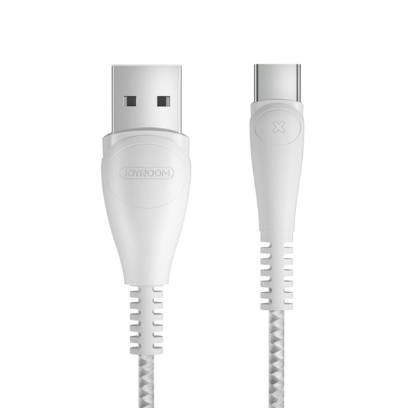 JOYROOM S-M393 Simple Series X Light  5A USB to USB-C / Type-C Fast Charging Cable, Cable Length: 1m (White)