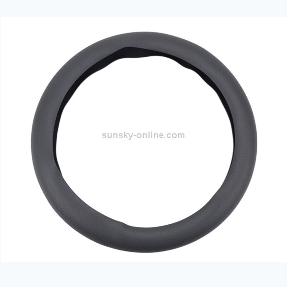 Silicone Rubber Car Steering Wheel Cover, Outside Diameter: 36cm(Grey)
