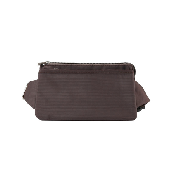 Multi-function Universal Outdoor Mobile Phone Bag Shoulder Bag Waist Bag, Size: 11 x 20cm (Brown)