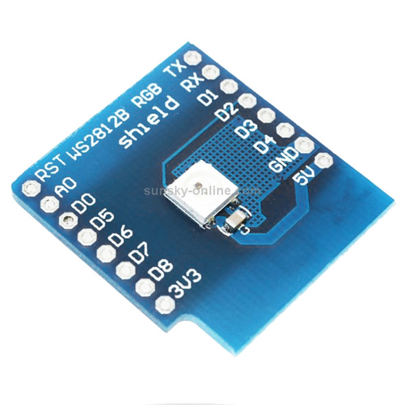 LDTR-WG0082 5050 Built-in 1 Colorful RGB LED Module for D1 mini WS2812 / ESP8266