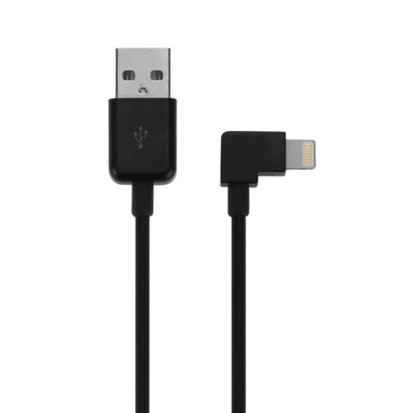 3m Elbow 8 Pin to USB Data / Charging Cable, For iPhone XR / iPhone XS MAX / iPhone X & XS / iPhone 8 & 8 Plus / iPhone 7 & 7 Plus / iPhone 6 & 6s & 6 Plus & 6s Plus / iPad(Black)