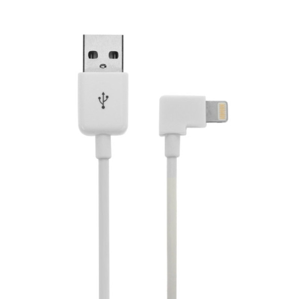 3m Elbow 8 Pin to USB Data / Charging Cable, For iPhone XR / iPhone XS MAX / iPhone X & XS / iPhone 8 & 8 Plus / iPhone 7 & 7 Plus / iPhone 6 & 6s & 6 Plus & 6s Plus / iPad(White)