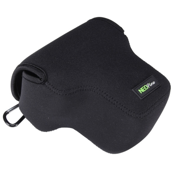 NEOpine Neoprene Shockproof Soft Case Bag with Hook for Panasonic GX8(Black)