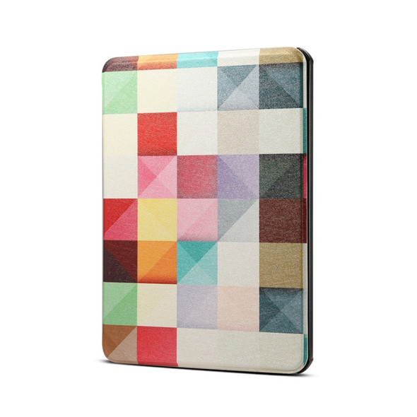 Colors Magic Cube Pattern Horizontal Flip PU Leather Protective Case for Amazon Kindle 2019, with Sleep & Wake-up Funtion