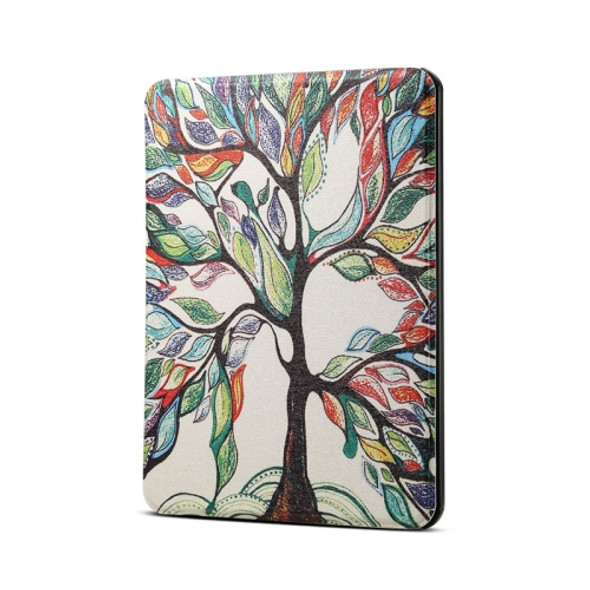 Miracle Tree Pattern Horizontal Flip PU Leather Protective Case for Amazon Kindle 2019, with Sleep & Wake-up Funtion