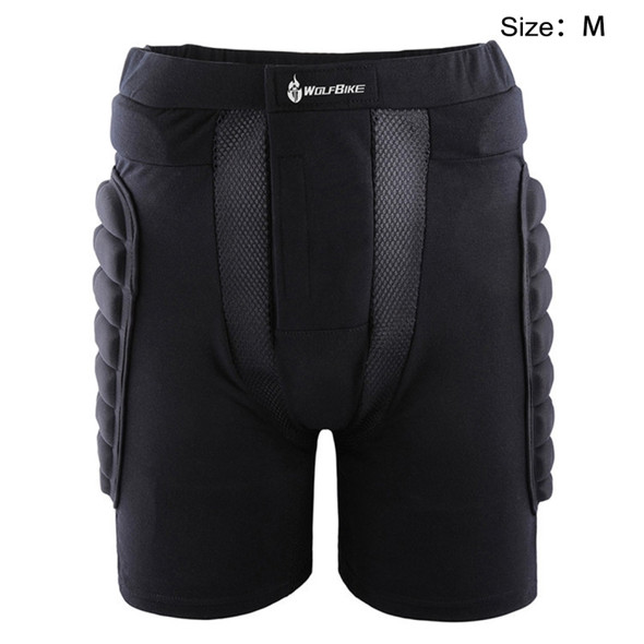 WOLFBIKE Adult  Skiing Skating Snowboarding Protective Gear Outdoor Sports Hip Padded Shorts, Size : M