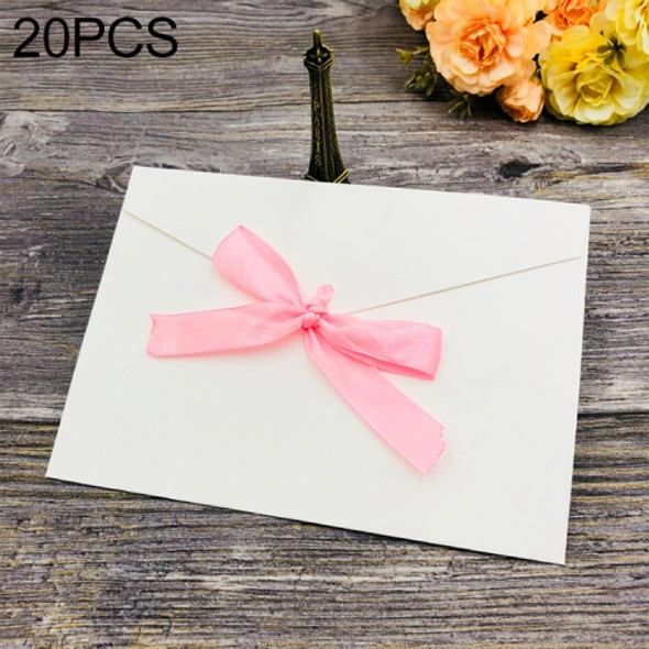 20 PCS Vintage Blank Kraft Paper DIY Multifunction Envelope Ribbon Postcard Box Small(Begie)