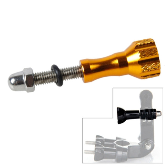 TMC Aluminum Thumb Knob Stainless Bolt Screw for GoPro  NEW HERO /HERO6   /5 /5 Session /4 Session /4 /3+ /3 /2 /1, Length: 5.8cm(Gold)