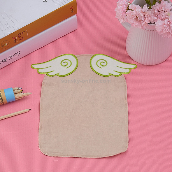 3 PCS Cotton Yarn Feather Wings Pattern Sweat-absorbent Back Towel for Child, Size: L, Random Color Delivery