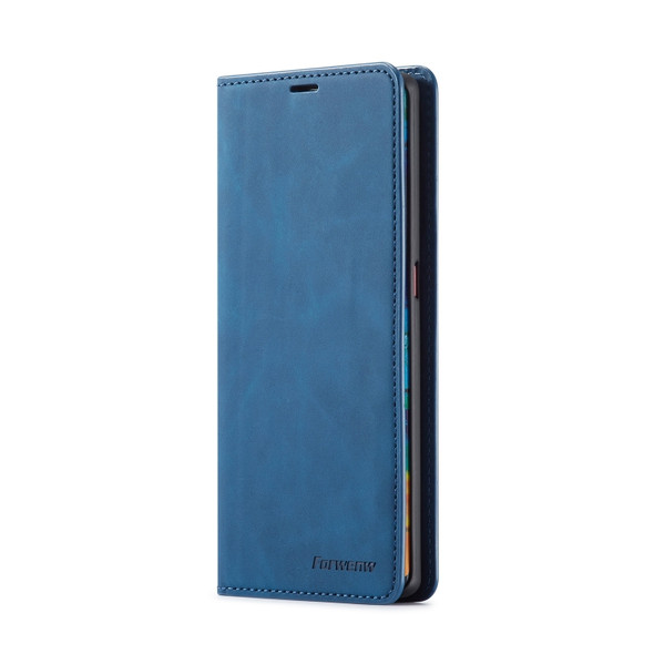 For Huawei Mate 30 Pro Forwenw Dream Series Oil Edge Strong Magnetism Horizontal Flip Leather Case with Holder & Card Slots & Wallet & Photo Frame(Blue)