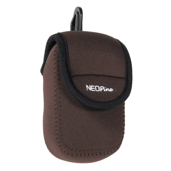 NEOpine Neoprene Camera Bag for Canon G9X, Size: 8.0*4.0*12.5cm(Coffee)
