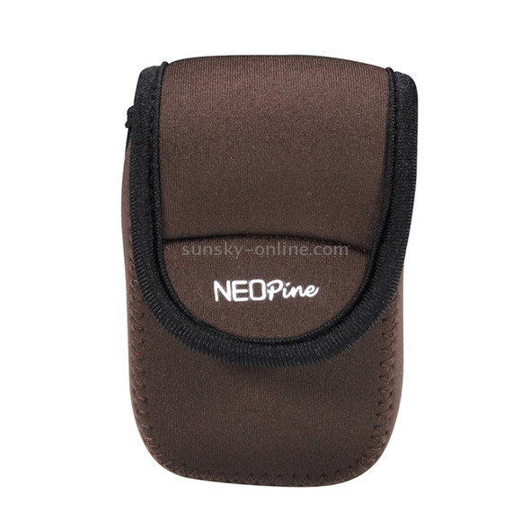 NEOpine Neoprene Camera Bag for Canon G9X, Size: 8.0*4.0*12.5cm(Coffee)