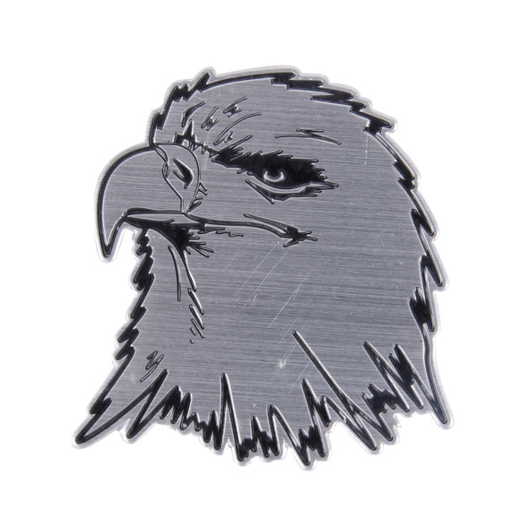 Owl Head Shape Shining Metal Car Free Sticker
