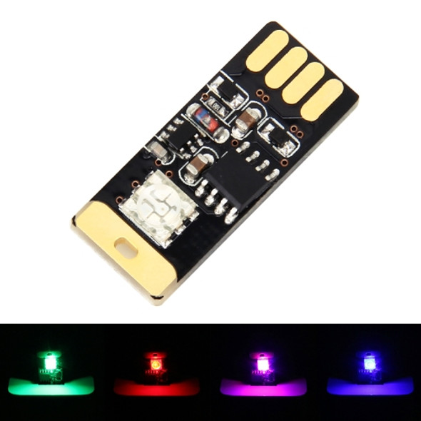 Car Styling USB LED Colorful Acoustic Atmosphere Light Touch Change Color Adjusting Mood Lamp