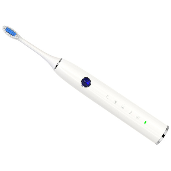 QYG Q1 IPX7 Waterproof 5 Modes Rechargeable Electric Sonic Toothbrush(White)