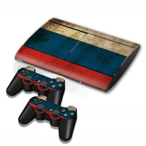 Russian Flag Pattern Decal Stickers for PS3 Game Console