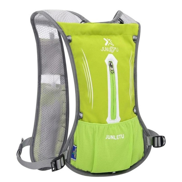 JUNLETU Running Water Bag Backpack Ultra Light Breathable Waterproof Marathon Backpack Outdoor Sports Riding Bag(Green)