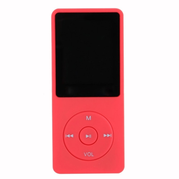 Fashion Portable LCD Screen FM Radio Video Games Movie MP3 MP4 Player Mini Walkman, Memory Capacity:8GB(Red)